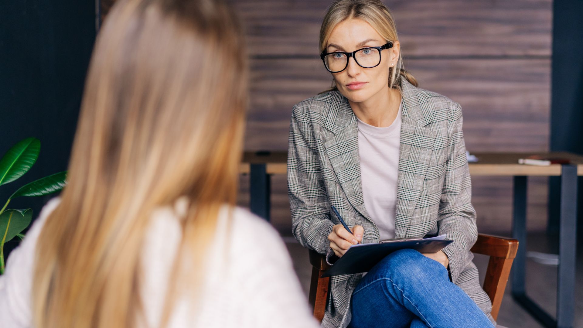 therapy with a client suffering from depression